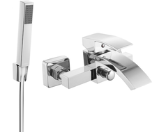 Mexen Libra R77 Badewannenarmatur mit Duschset, Chrom - 74513R77-00