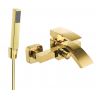 Mexen Libra R77 Badewannenarmatur mit Duschset, Gold - 74513R77-50