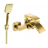 Mexen Libra R62 Badewannenarmatur mit Duschset, Gold - 74513R62-50
