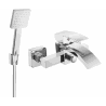 Mexen Libra R45 Badewannenarmatur mit Duschset, Chrom - 74513R45-00