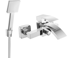 Mexen Libra R45 Badewannenarmatur mit Duschset, Chrom - 74513R45-00
