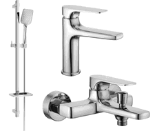 Mexen Lynx DQ62 Badewannen-Set, Chrom - 745903DQ62-00
