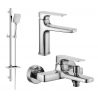 Mexen Lynx DQ40 Badewannen-Set, Chrom - 745903DQ40-00