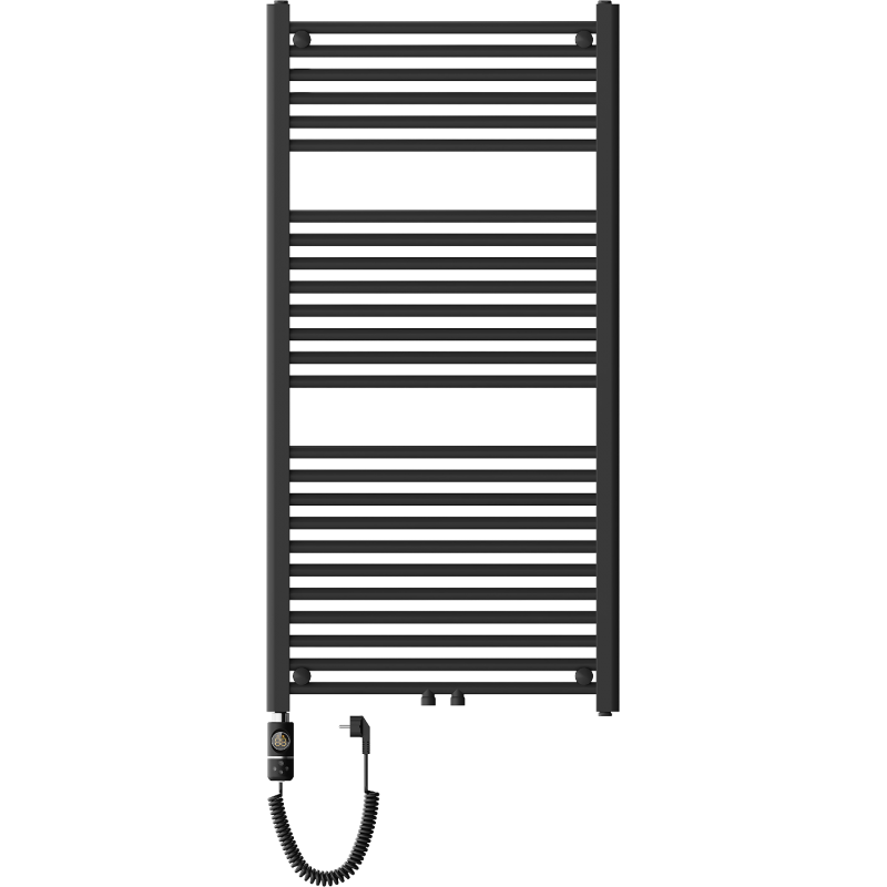 Mexen Mars elektrischer Heizkörper 1200 x 600 mm, 600 W, schwarz - W110-1200-600-2600-70