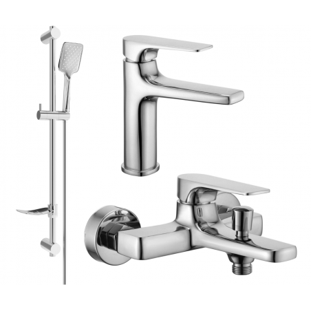 Mexen Lynx DF62 Badewannen-Set, Chrom - 745903DF62-00