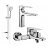 Mexen Lynx DF62 Badewannen-Set, Chrom - 745903DF62-00