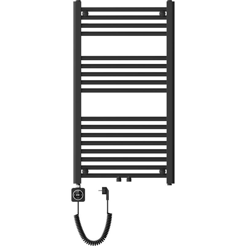 Mexen Mars Elektrischer Heizkörper 900 x 500 mm, 400 W, schwarz - W110-0900-500-6400-70