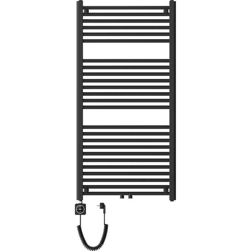 Mexen Mars elektrischer Heizkörper 1200 x 600 mm, 600 W, schwarz - W110-1200-600-6600-70