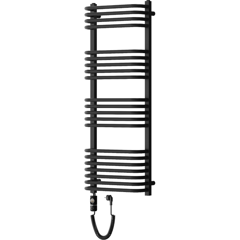 Mexen Apollo elektrischer Heizkörper 1210 x 450 mm, 600 W, schwarz - W117-1210-450-2600-70