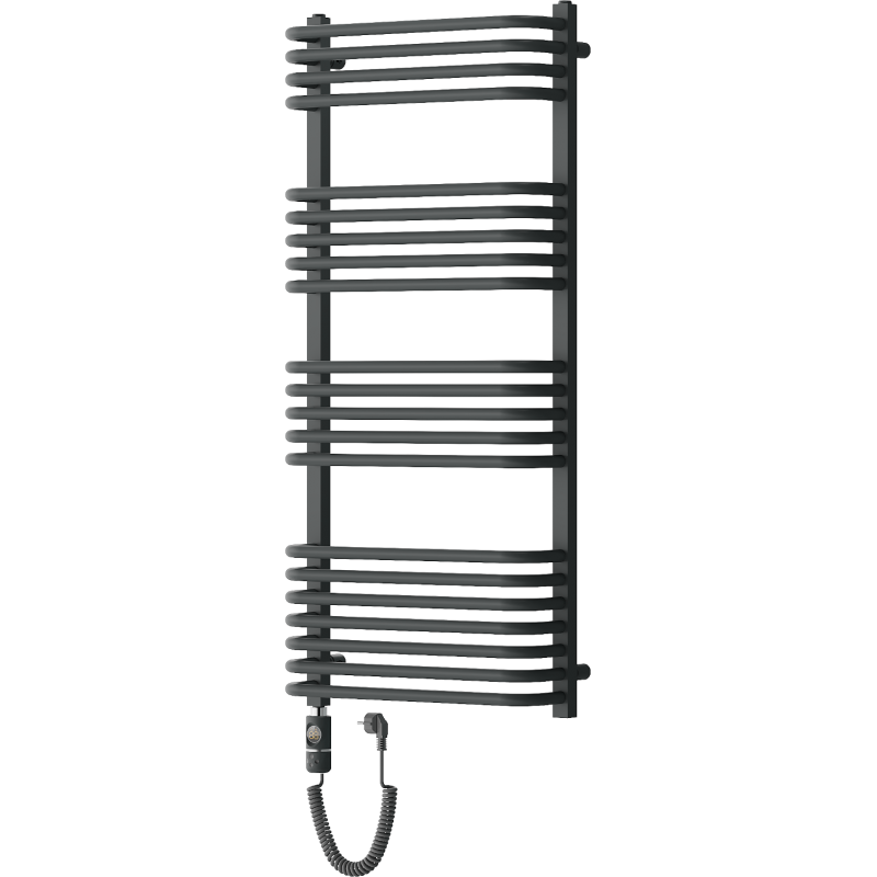 Mexen Apollo Elektrischer Heizkörper 1210 x 550 mm, 600 W, Anthrazit - W117-1210-550-2600-66