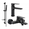 Mexen Lynx DF72 Badezimmerset, schwarz - 745903DF72-70