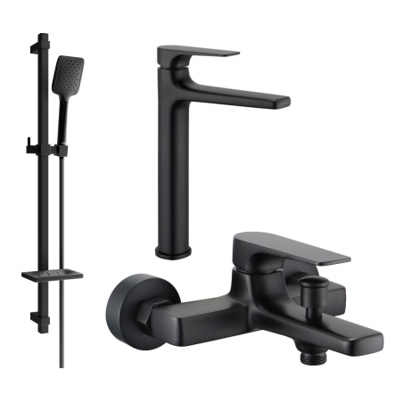 Mexen Lynx DQ62 Wannen-Set, schwarz - 745913DQ62-70