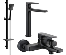 Mexen Lynx DQ62 Wannen-Set, schwarz - 745913DQ62-70