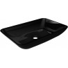Mexen Megan Glas-Waschtischschale 56 x 36 cm, schwarz - 24135670