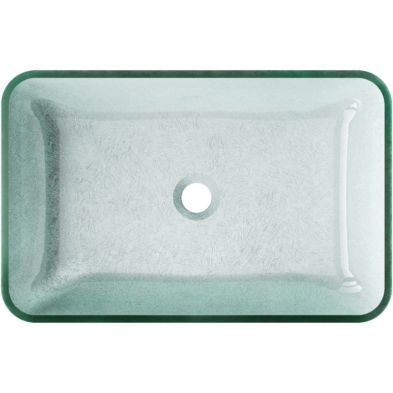 Mexen Megan Glaswaschbecken Aufsatzwaschbecken 56 x 36 cm, silber - 24135611