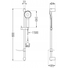Mexen Lynx DF40 Badewannenset, Gold - 745913DF40-50