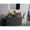 Mexen Sonia, gläsernes Aufsatzwaschbecken 54 x 37 cm, gold - 24145450