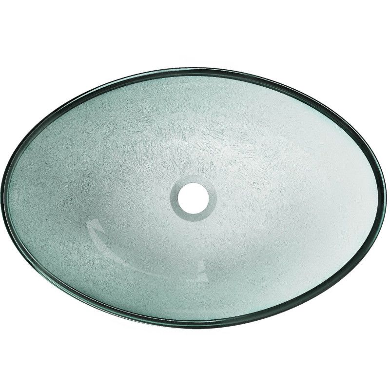Mexen Sonia Glas-Aufsatzwaschbecken 54 x 37 cm, silber - 24145411