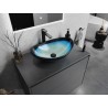 Mexen Sonia glasaufsatzwaschbecken 54 x 37 cm, blau - 24145447