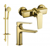 Mexen Lynx DQ40 Duschset, Gold - 745904DQ40-50