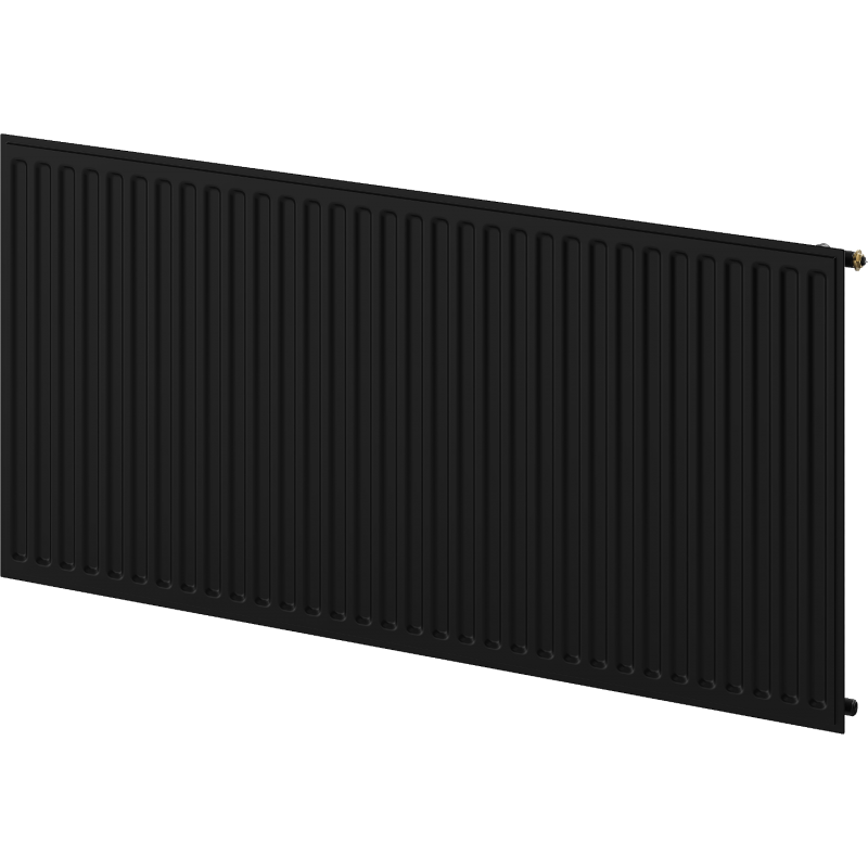 Mexen CVH10 Hygiene Plattenheizkörper 600 x 2800 mm, unterer Anschluss, 1749 W, schwarz - W610H-060-280-70