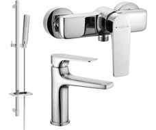 Mexen Lynx DQ72 Duschset, Chrom - 745904DQ72-00