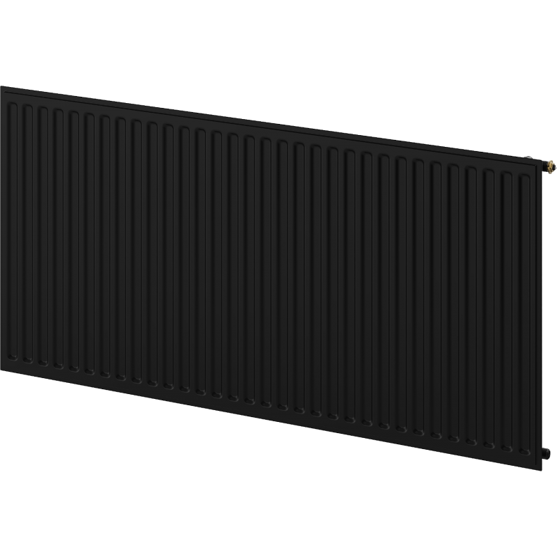 Mexen CVH10 Hygiene Plattenheizkörper 900 x 2800 mm, unterer Anschluss, 2501 W, schwarz - W610H-090-280-70
