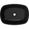 Mexen Araks Glaswaschbecken Aufsatz 54 x 39 cm, schwarz - 24155470