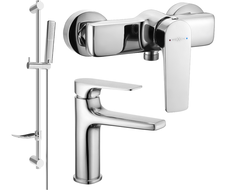 Mexen Lynx DF72 Duschset, Chrom - 745904DF72-00