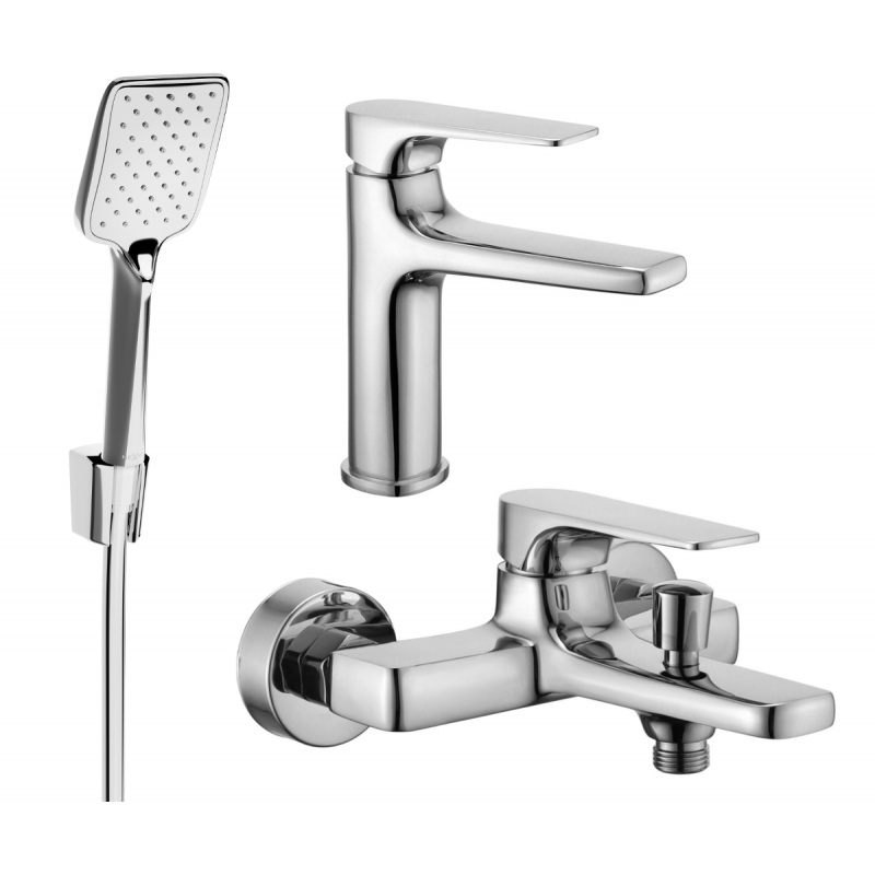 Mexen Lynx R62 Badewannen-Set, Chrom - 745903R62-00