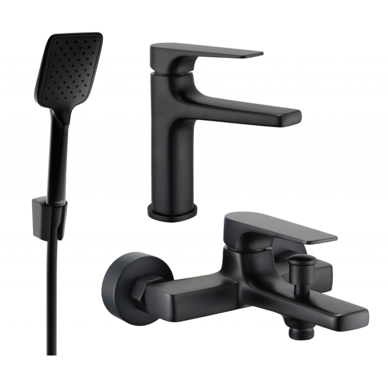 Mexen Lynx R62 Wannen-Set, schwarz - 745903R62-70