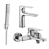 Mexen Lynx R72 Badewannenarmaturenset, Chrom - 745903R72-00