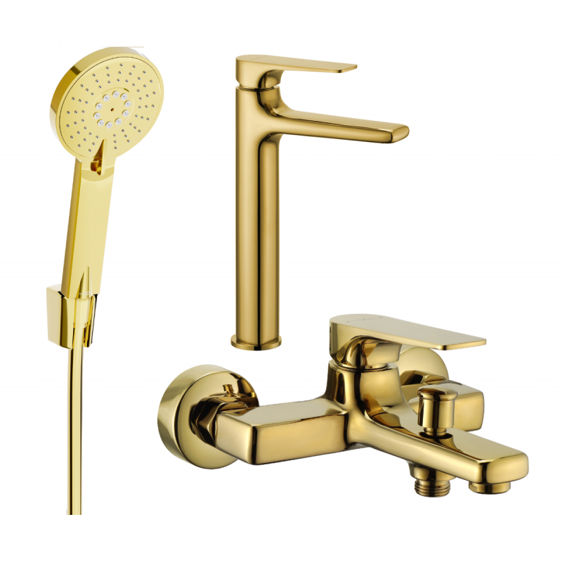 Mexen Lynx R40 Wannenset, Gold - 745913R40-50