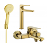 Mexen Lynx R40 Wannenset, Gold - 745913R40-50