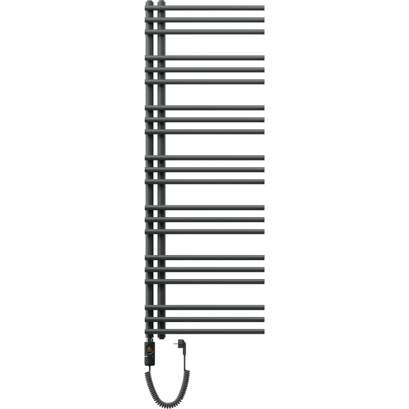 Mexen Neptun elektrischer Heizkörper 1400 x 500 mm, 600 W, Anthrazit - W101-1400-500-2600-66