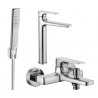Mexen Lynx R72 Badewannen-Set, Chrom - 745913R72-00