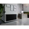Mexen CVHF20 Hygiene Flat Plattenheizkörper 900 x 600 mm, unterer Anschluss, 839 W, schwarz - W620HF-090-060-70