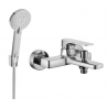 Mexen Lynx R40 Badewannenarmatur mit Duschset, Chrom - 74593R40-00