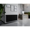 Mexen CVH30 Hygiene Plattenheizkörper 900 x 600 mm, unterer Anschluss, 1239 W, schwarz - W630H-090-060-70