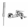 Mexen Lynx R72 Badarmatur mit Duschset, Chrom - 74593R72-00