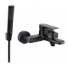 Mexen Lynx R72 Badewannenarmatur mit Duschset, schwarz - 74593R72-70