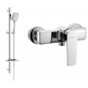 Mexen Lynx DQ62 Duscharmatur mit Duschset, Chrom - 74594DQ62-00