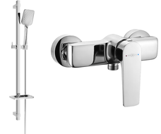 Mexen Lynx DQ62 Duscharmatur mit Duschset, Chrom - 74594DQ62-00