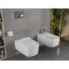 Mexen York WC-Schüssel Rimless mit langsam schließender Slim-Sitz, Duroplast, weiß glänzend - 30114000