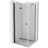 Mexen Lima Duschkabine faltbar 110 x 110 cm, transparent, schwarz - 856-110-110-70-00