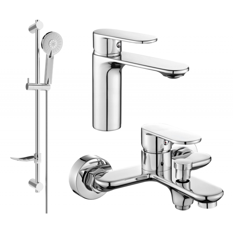 Mexen Milo DF40 Wannen-Set, Chrom - 71303DF40-00