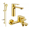 Mexen Milo DF40 Badezimmerset, gold - 71303DF40-50