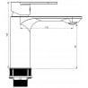 Mexen Milo DF05 Badewannenset, Chrom - 71303DF05-00