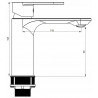 Mexen Milo DF05 Wannenset, Gold - 71303DF05-50
