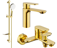 Mexen Milo DF05 Wannenset, Gold - 71303DF05-50